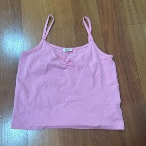 Cotton on pink tank top